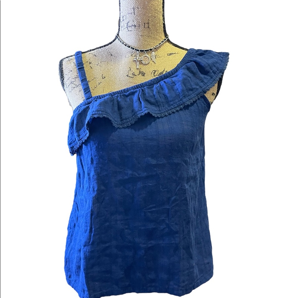 Old Navy One Shoulder Tank - Blue